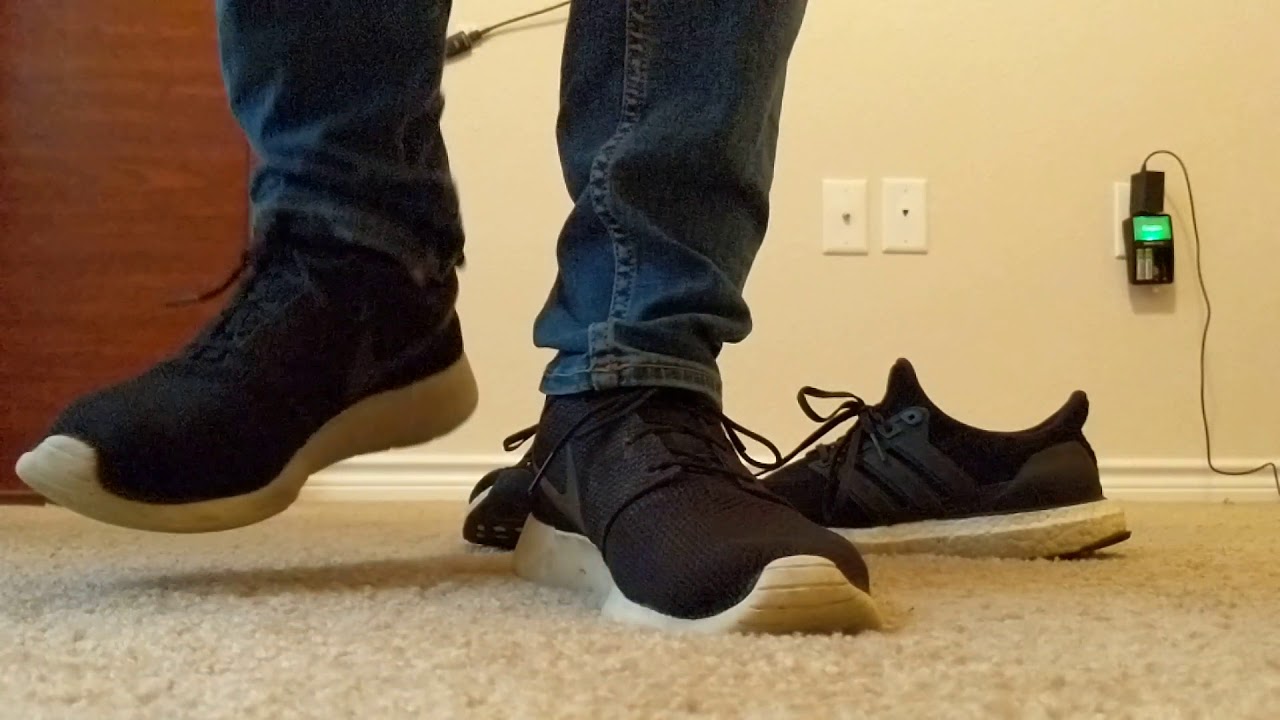 Trashed Nike Roshe's and Ultraboosts
