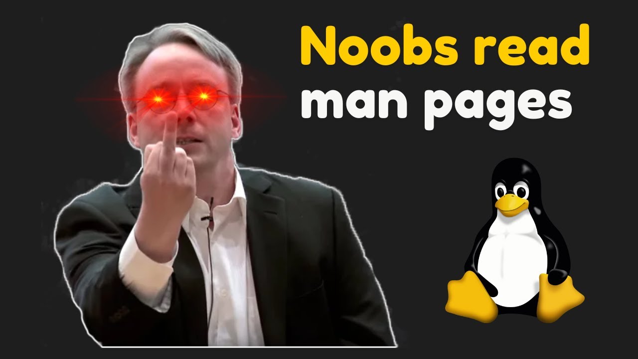 Linux is a man (aka how to read man pages)