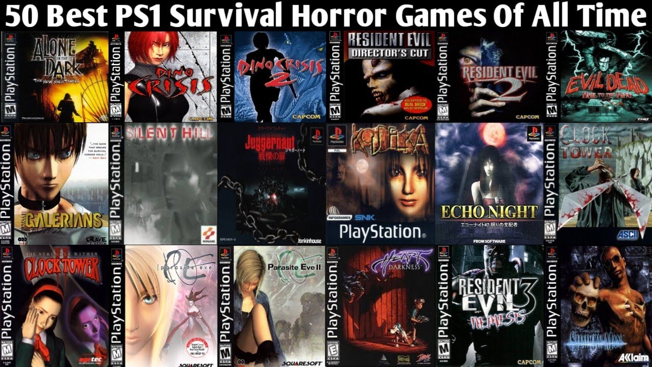 Top 50 Game Survival Horror PS1 Terbaik Sepanjang Masa | Playstation 1