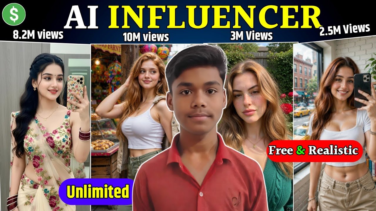 Make Ai Influencer Video For Free।Ai Influencer Reels Kaise Banaye। Instagram Ai Influencer