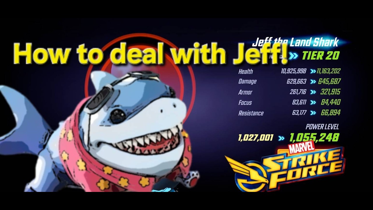 Vis-Sions of War - Winterguard and a suprise vs JEFF THE SHARK & Retcon - MSF - Marvel Strike Force