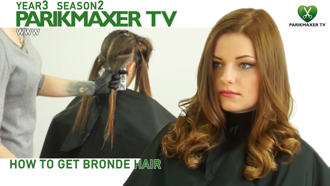 Техника брондирования How to get blonde парикмахер тв parikmaxer tv peluquería tv 剪髮