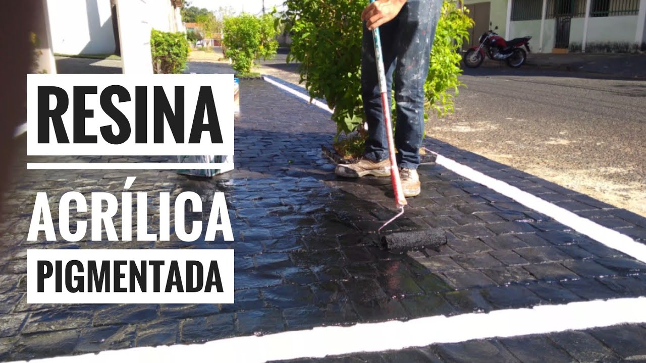 Resina acrílica para piso - Veja como fazer a pigmentação de resina.
