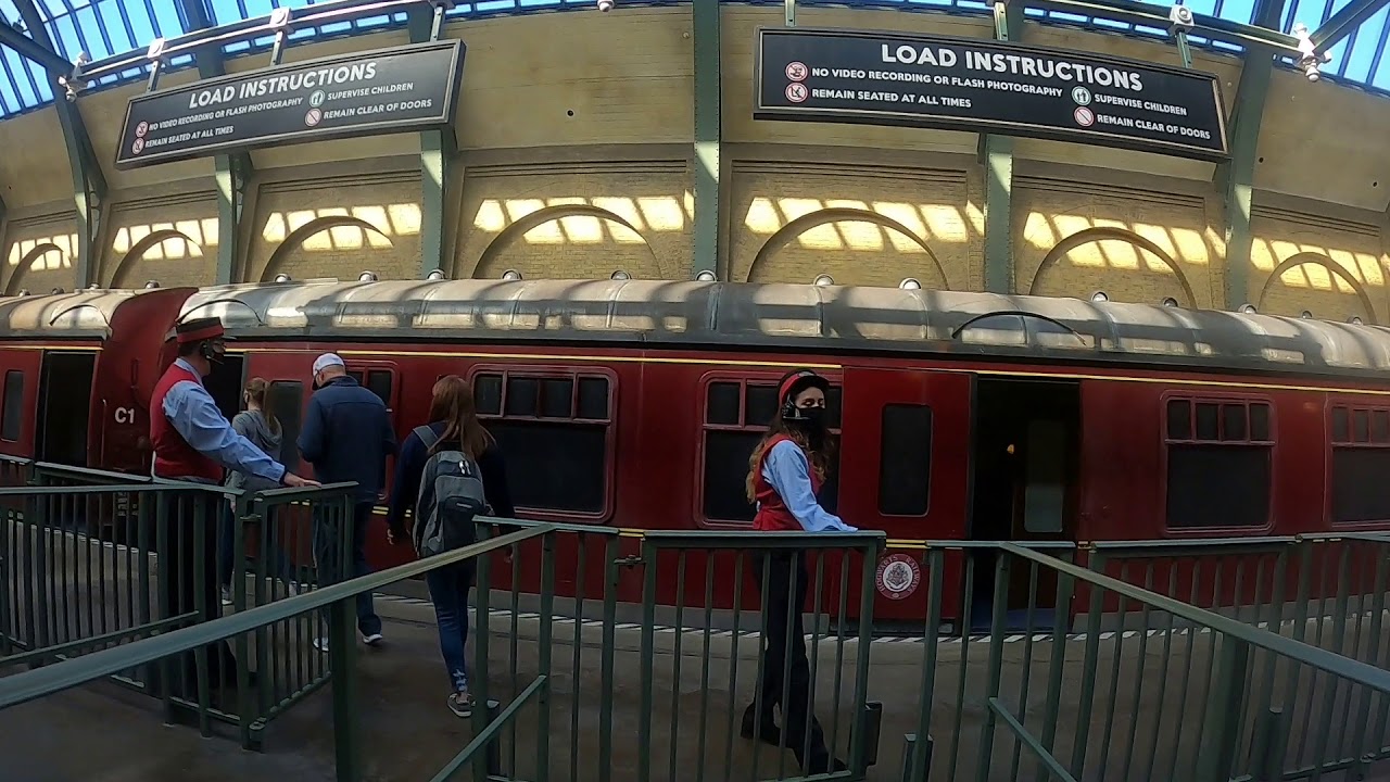 Hogwarts Express train ride 4k walk-around and POV video.