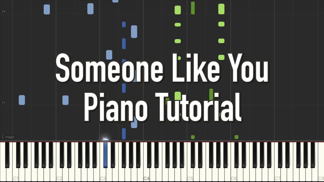Adele - Someone Like You [Piano Tutorial] (Synthesia)