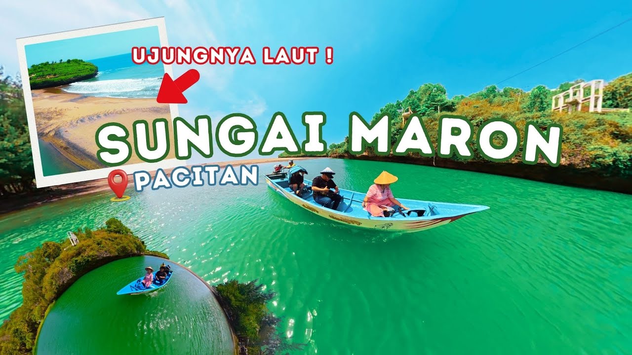 Sungai Amazon di Pacitan? Muaranya langsung Pantai || Sungai Maron Pacitan | The Green River Of Java