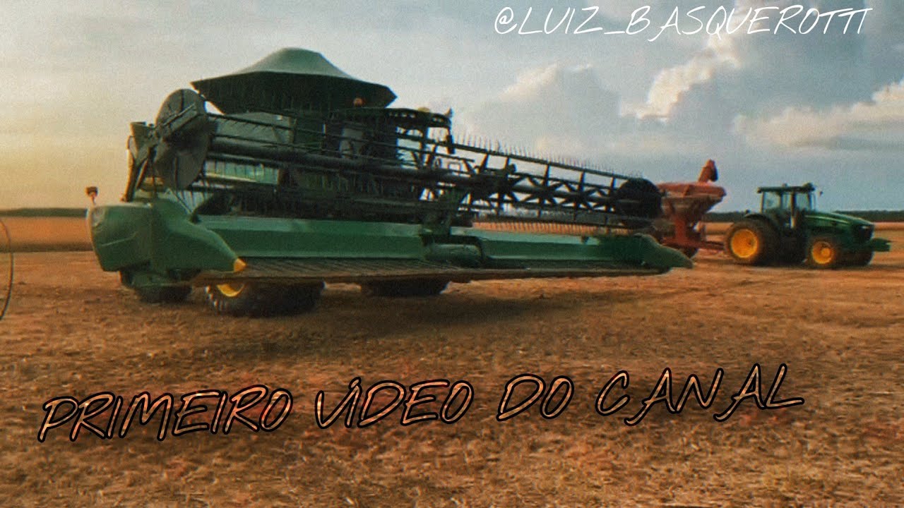 Colheita da soja no MT dia de um operador #01 🇧🇷🚜😲