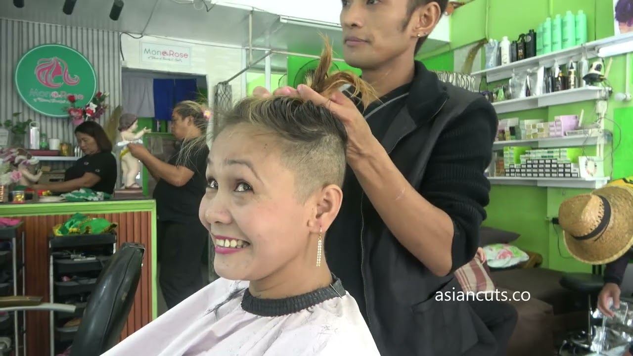 Rose Trims Her Undercut Pixie