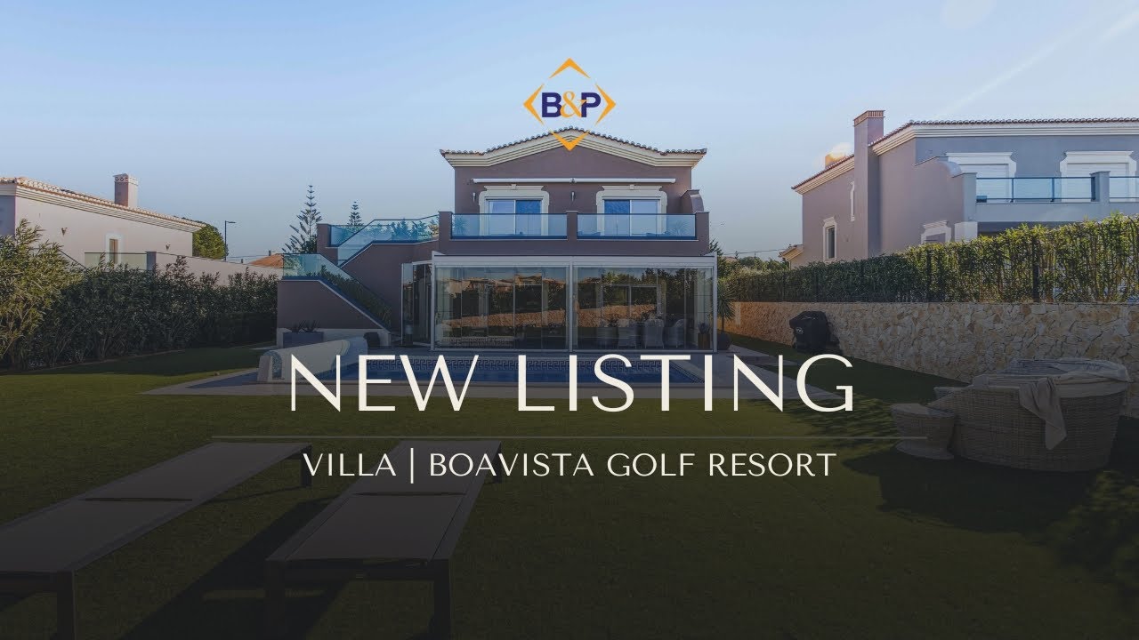 Contemporary 3+1 Bedroom Villa with Heated Pool on the Boavista Golf Resort in Lagos BPA5657