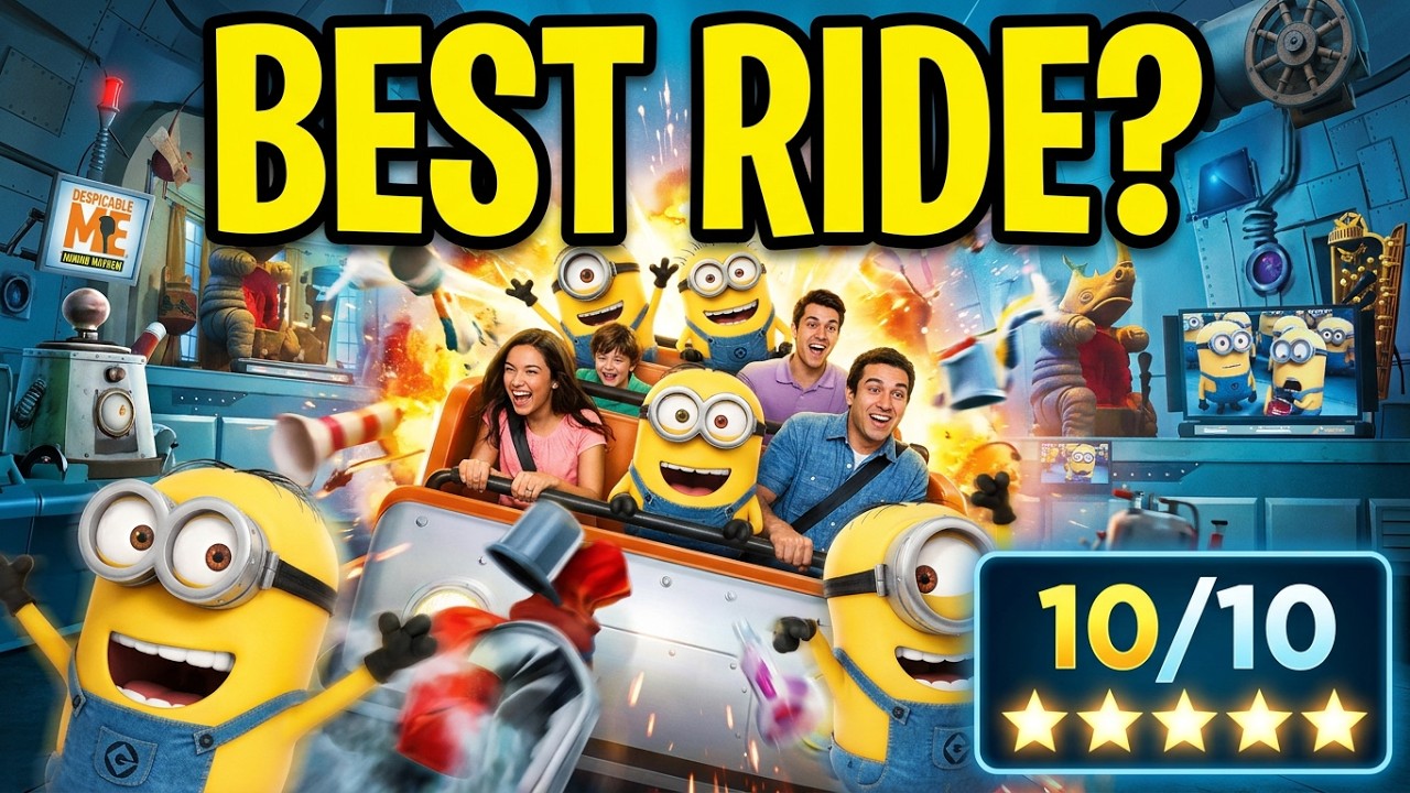 Despicable Me Minion Mayhem at Universal Studios Hollywood #UniversalStudiosHollywood