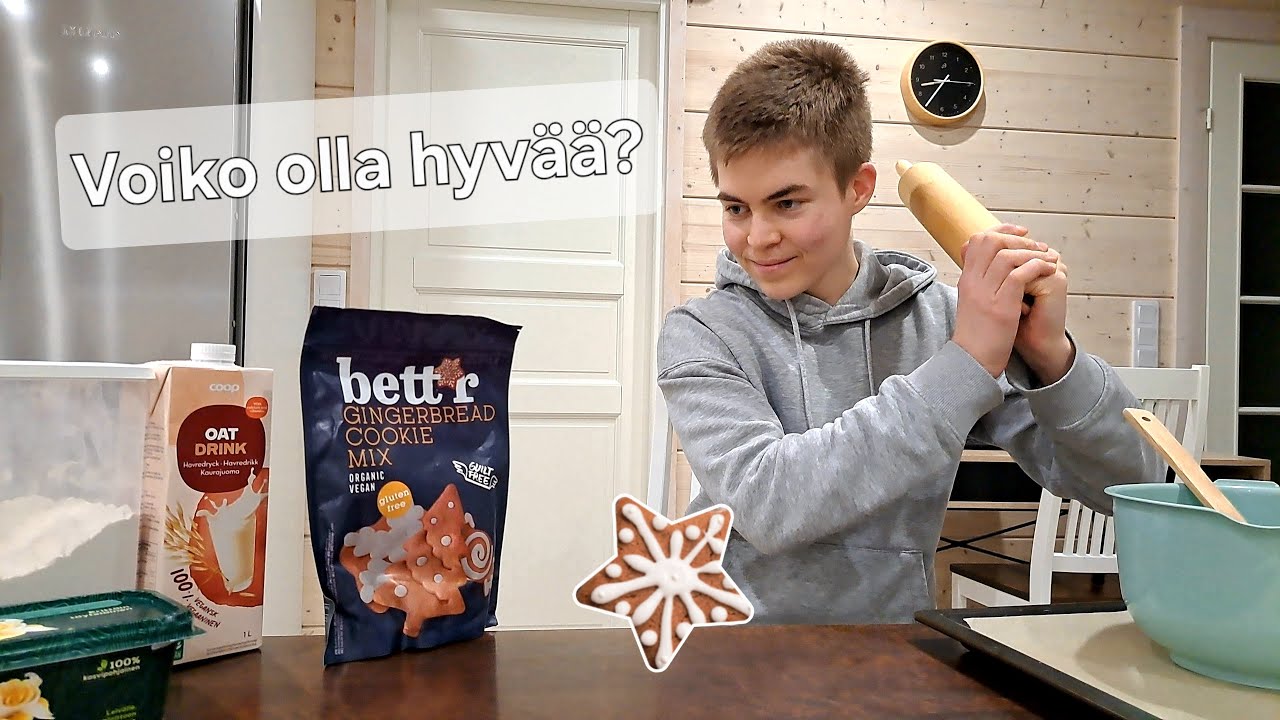 Yritetään leipoa pipareita valmisjauhoista (Kaaos keittiössä #1)