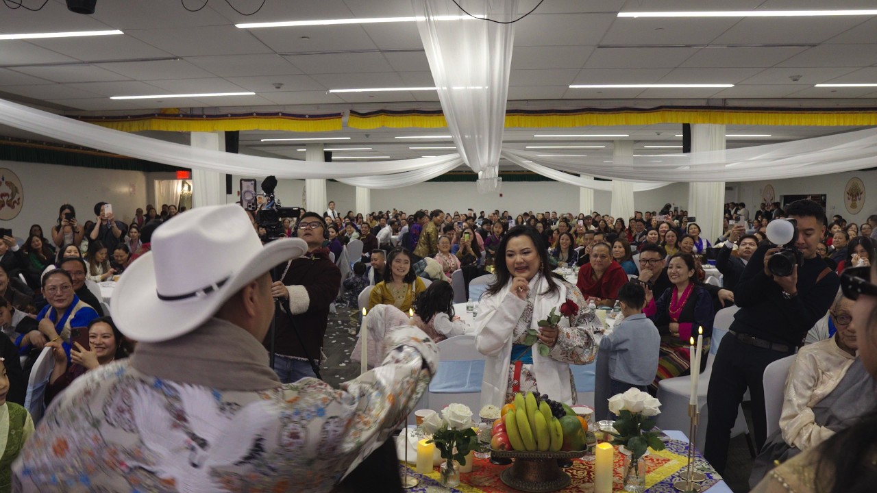 Tibetan Wedding at New York Tibetan Community Center 2026. Tenzin Choedup Weds Passang Lhamo.