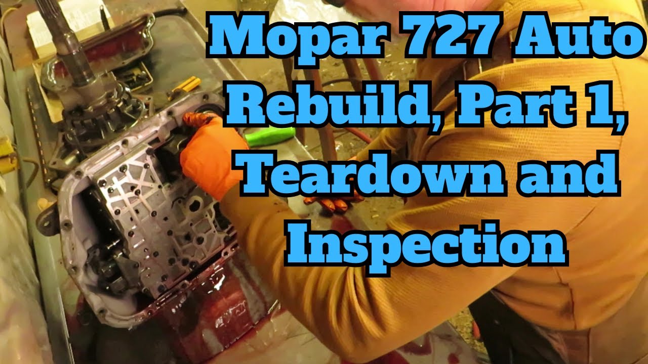 Восстановление автоматической коробки передач Mopar 727, версия 4x4.