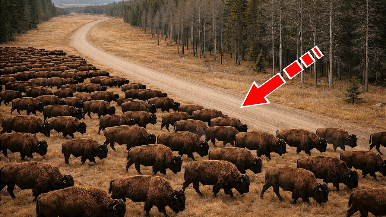 Europe has released bison into a dying forest. A year later, no one could believe what had happened!