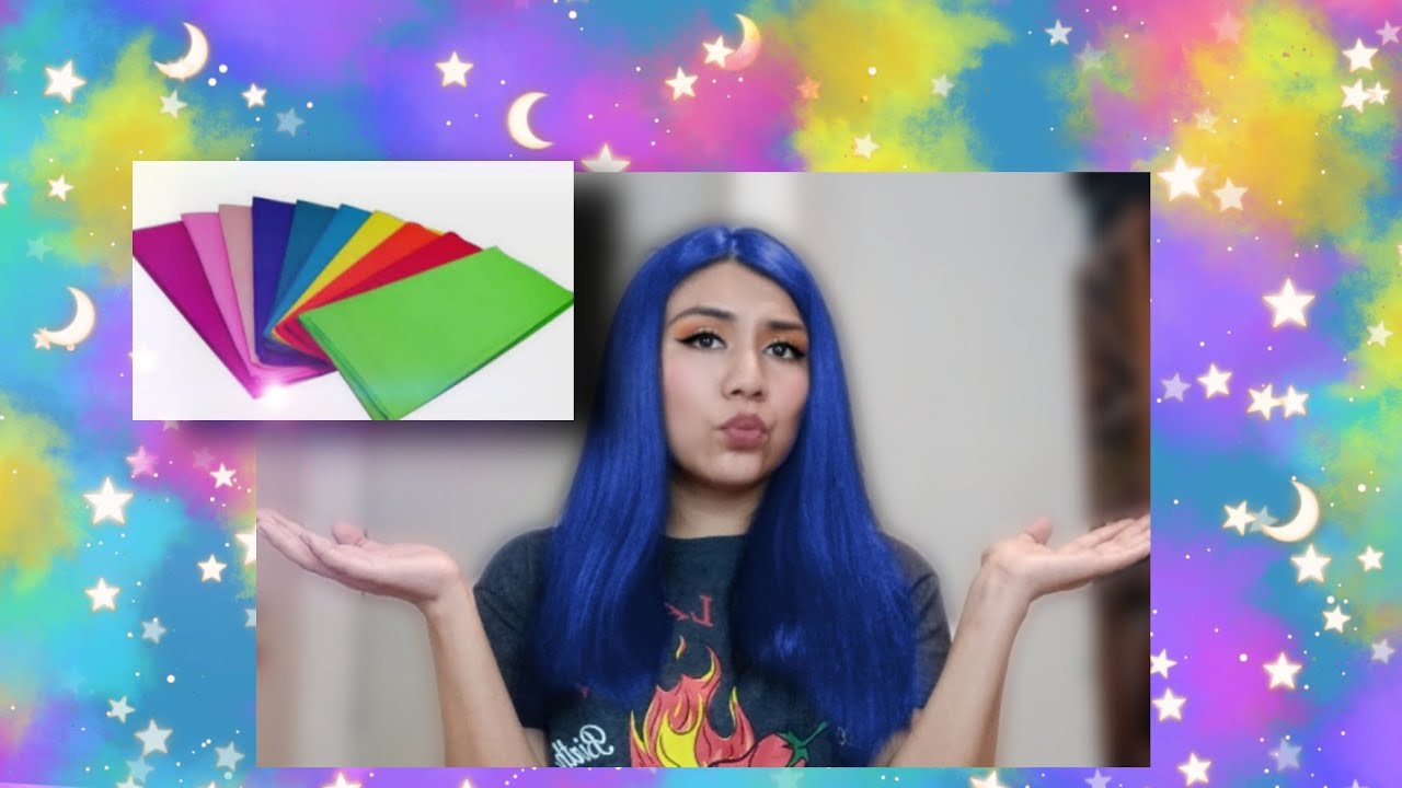 Me pinto el cabello con papel china, vale la pena usarlo??