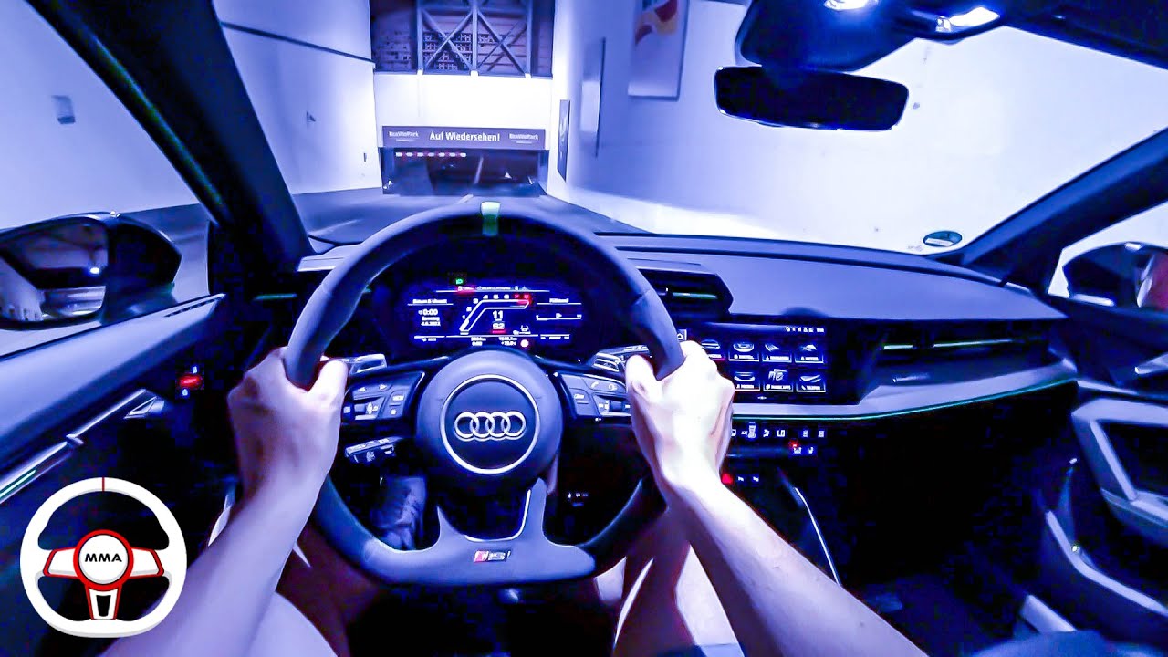 2022 AUDI RS3 SPORTBACK (400HP) NIGHT POV DRIVE Onboard (60FPS)