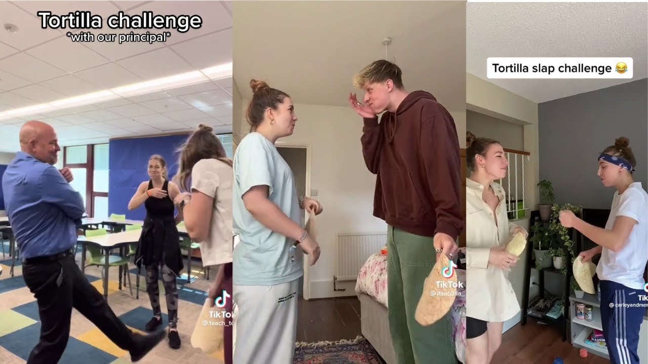 Tortilla Slap Funny Challenge part 2