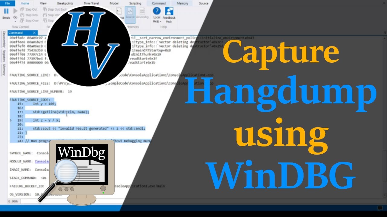 Capture that hang! - WinDBG Tutorial to capture a HangDump