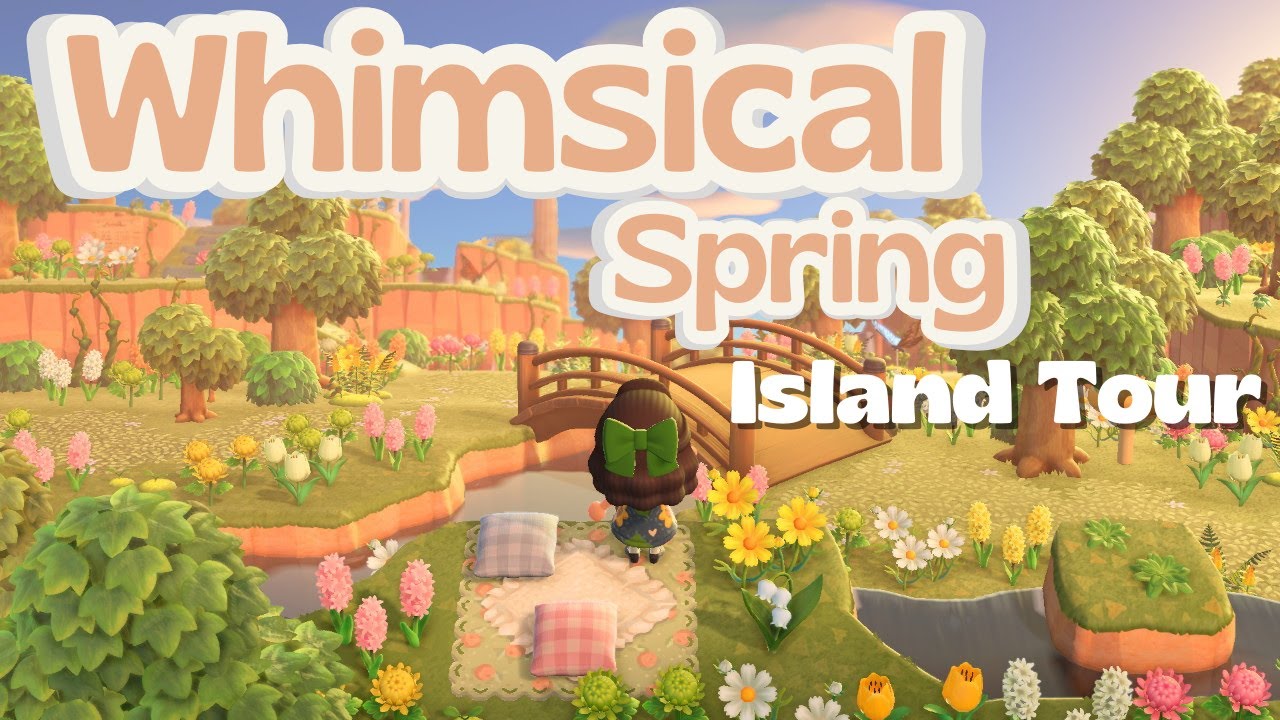 Причудливый весенний остров | Экскурсия по острову ACNH | Animal Crossing