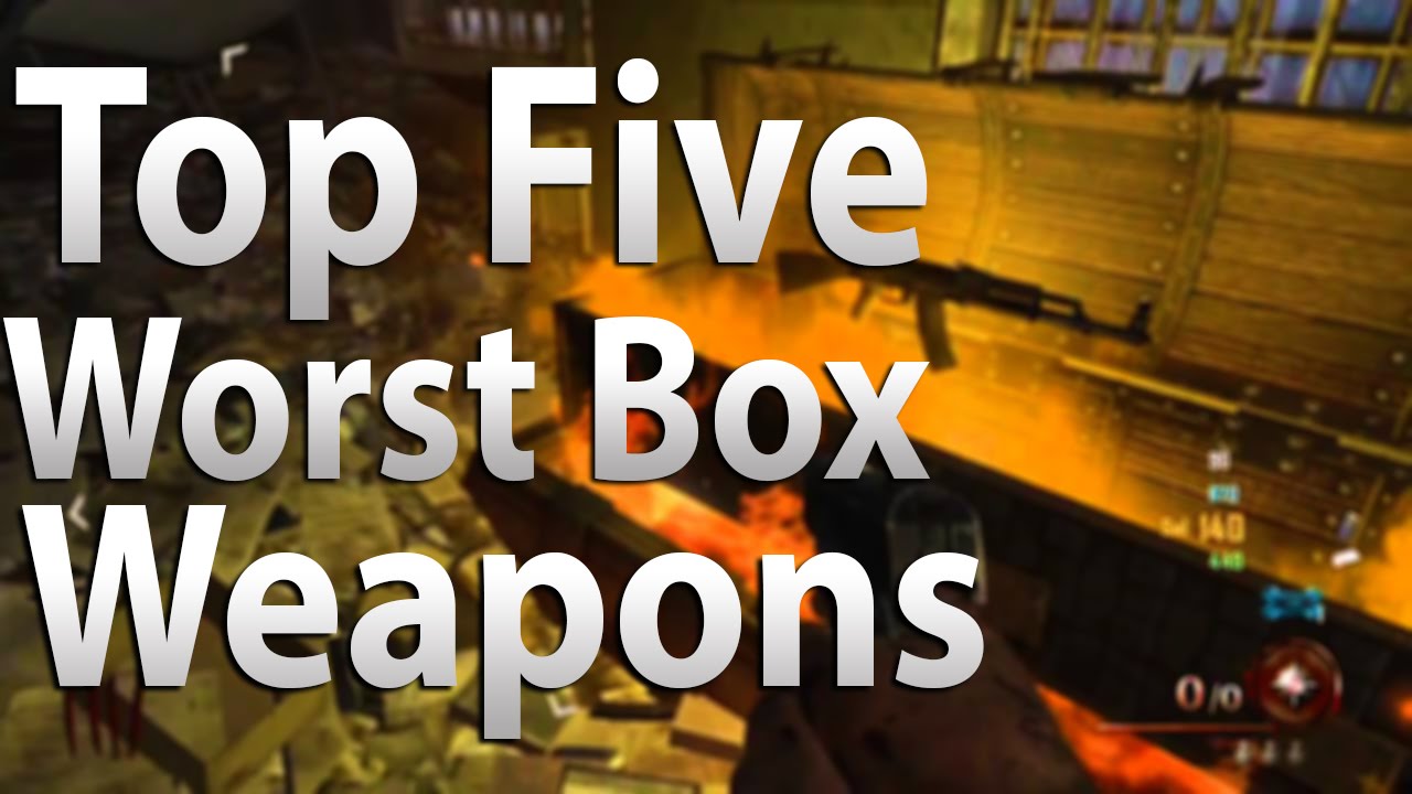ТОП-5 худших коробочных оружий в режиме «Зомби» Call of Duty — Black Ops 2, Black Ops и WAW Zombies