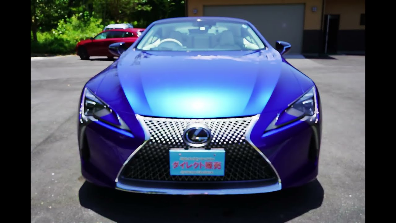 lexus　LC５００コンバーチブル　限定６０台　ストラクチュラル　ブルー