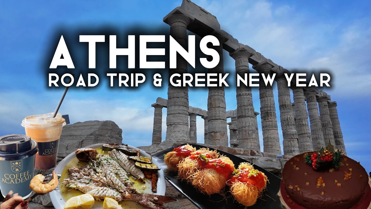 Athens Road Trip: Lake Vouliagmeni & Temple of Poseidon | New Year's Eve 雅典自驾游：沃里亚戈米尼湖 & 波塞冬神庙｜希腊跨年