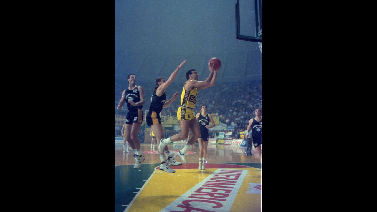 Aris - Jugoplastika Split 96-85 European Cup Champions  9/3/89 TV-100