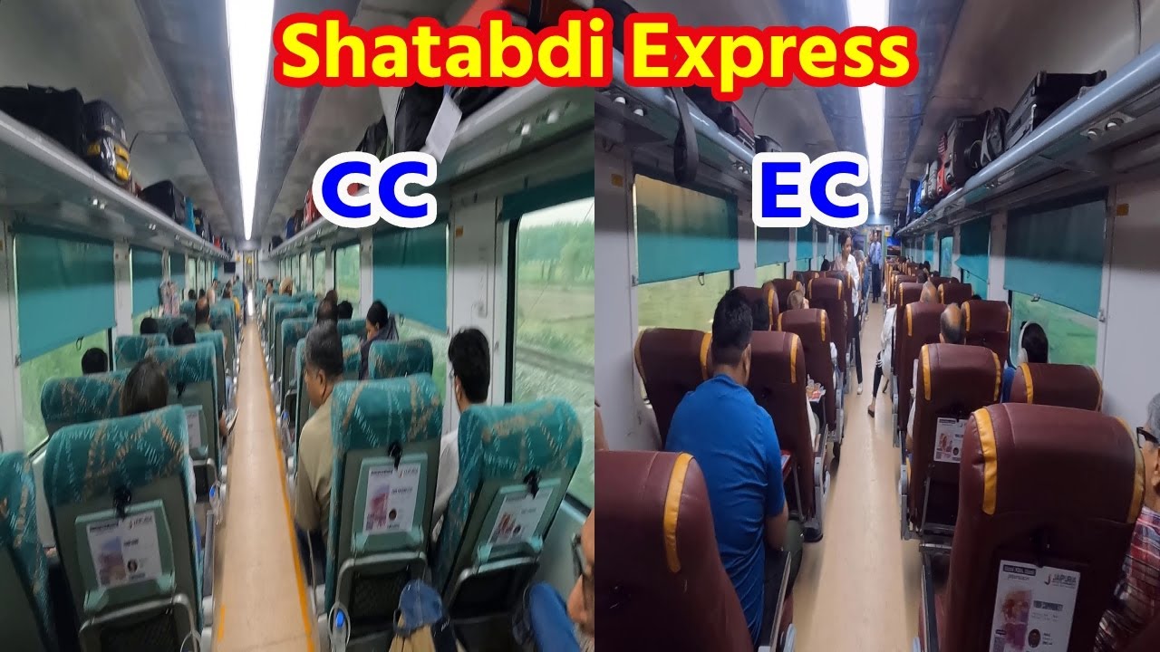 Shatabdi express executive class vs chair car