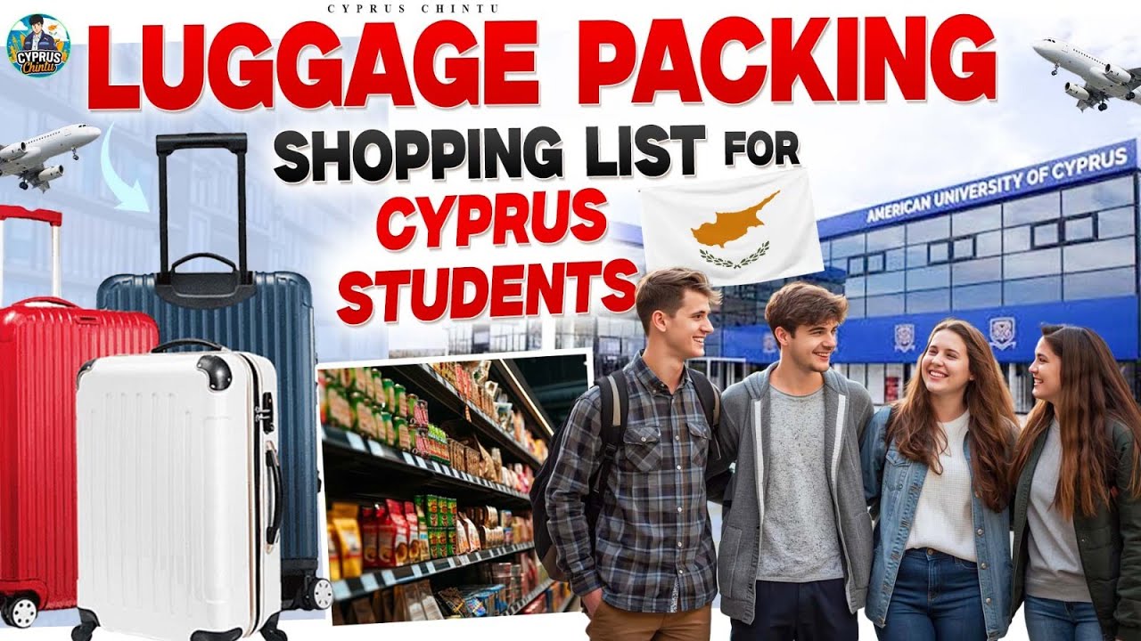 Luggage shopping list for Cyprus 🇨🇾 #cyprus_students#cyprus_chintu#cyprus_telugu
