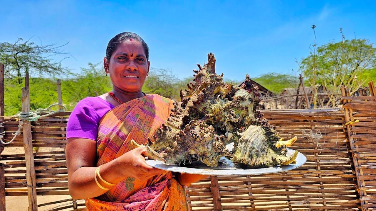 வித்தியாசமான முறையில் சங்கு கறி குழம்பு