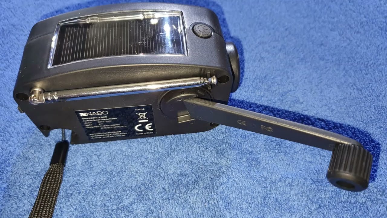 #Notfallradio  #Kurbelradio #Solarradio