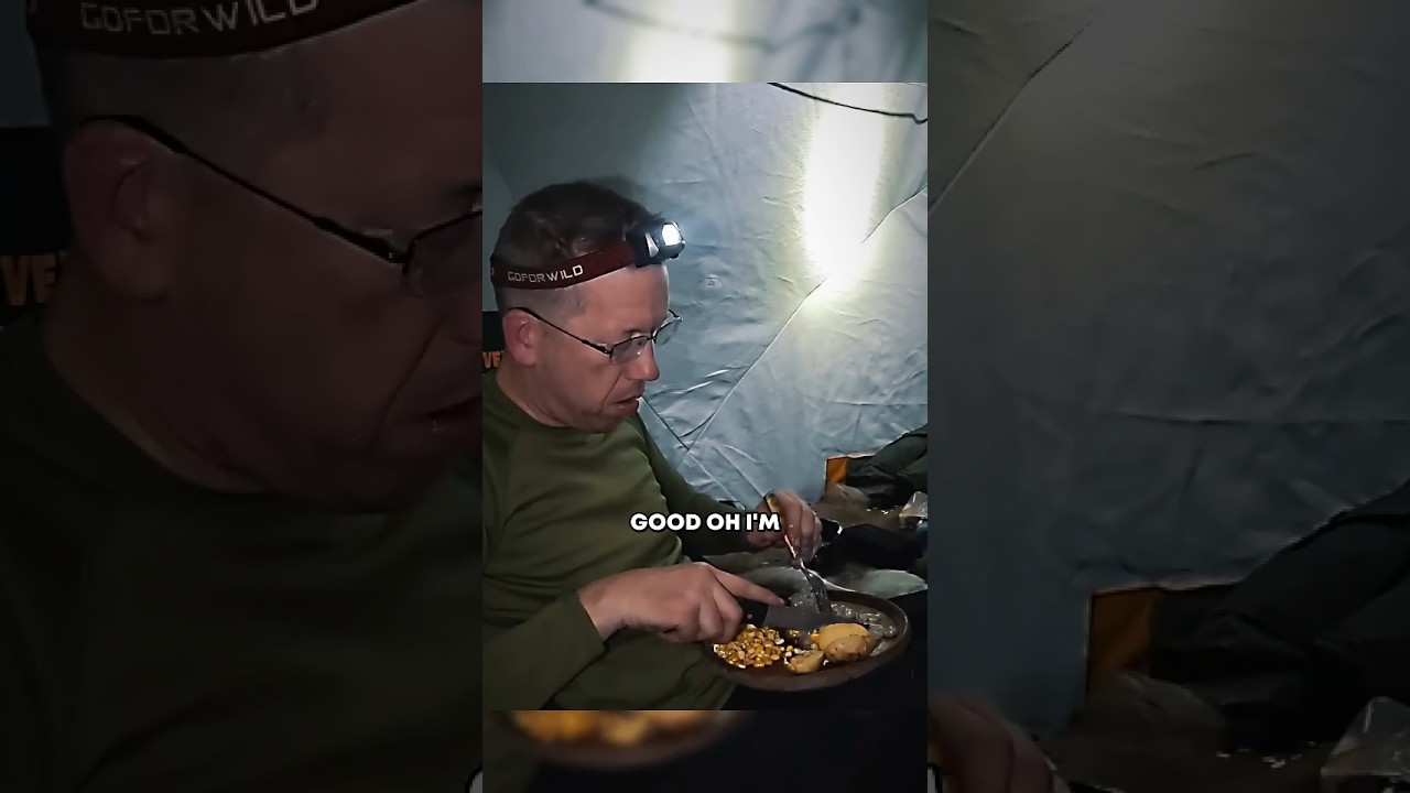 How to Cook Country Fried Steak While Winter Camping | Hot Tent Cooking