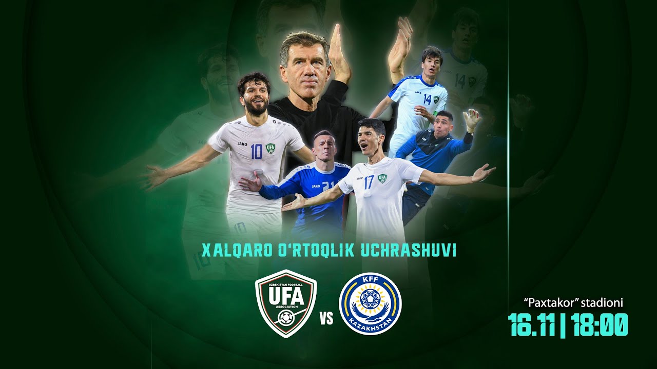 Uzbekistan vs Kazakhstan | International friendly match | LIVESTREAM