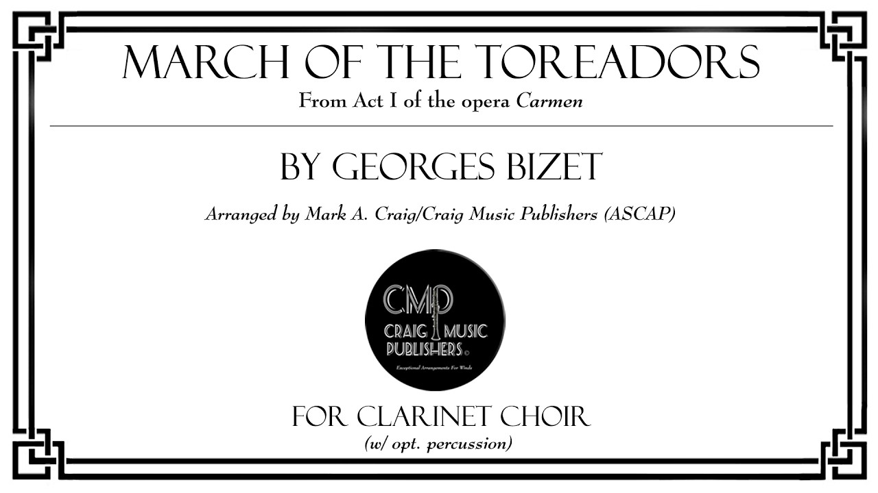 Clarinet Choir Music - Bizet 