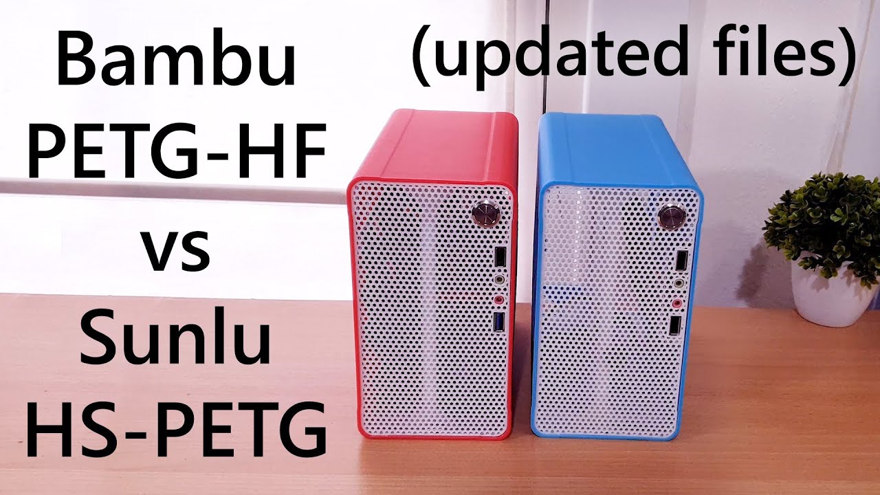 3D Printed PC Case - Better Filament (Bambu vs Sunlu)