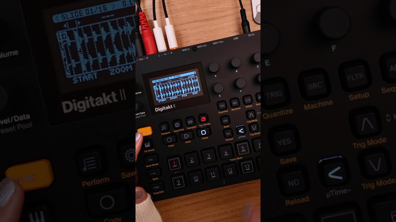 Happy slicing! ✂️#digitakt #elektron