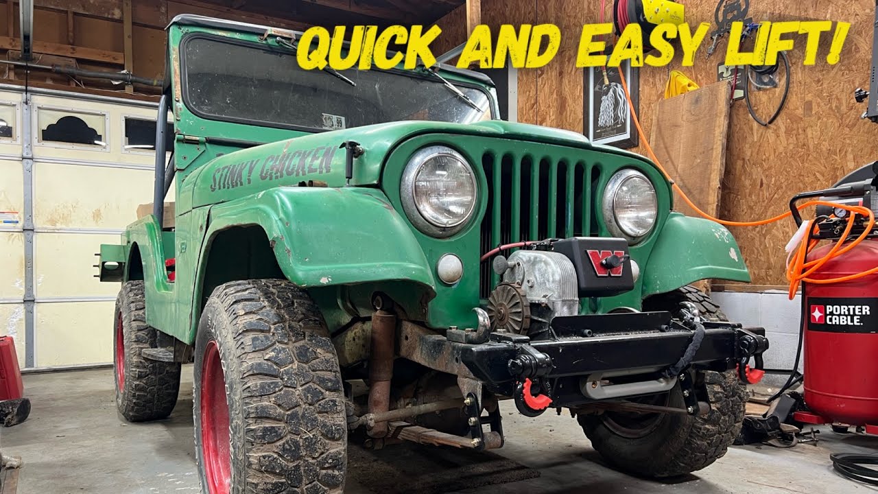 Винтажные подъемные скобы Jeep CJ5!