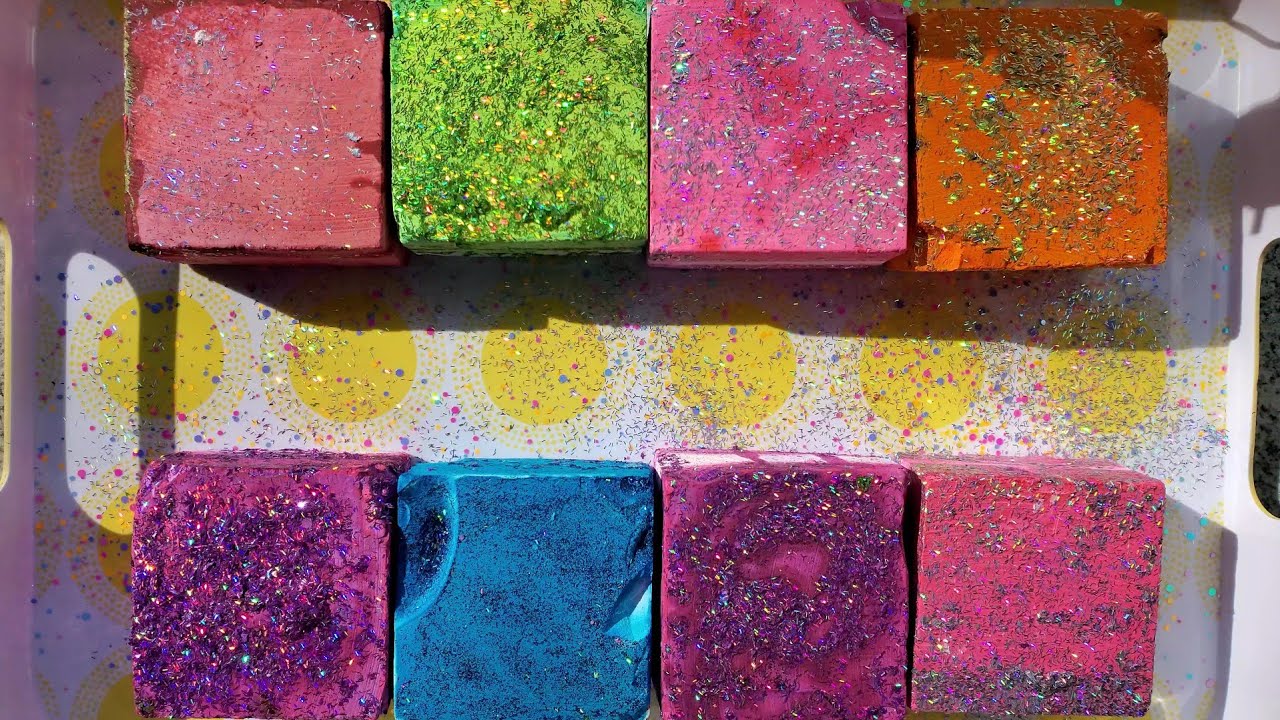 Isn't She Lovely 🌈 |  Nine Dyed Picsil Gym Chalk Blocks