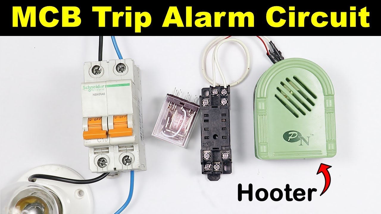 MCB Trip Alarm Circuit || MCB Trip Indicator @ElectricalTechnician
