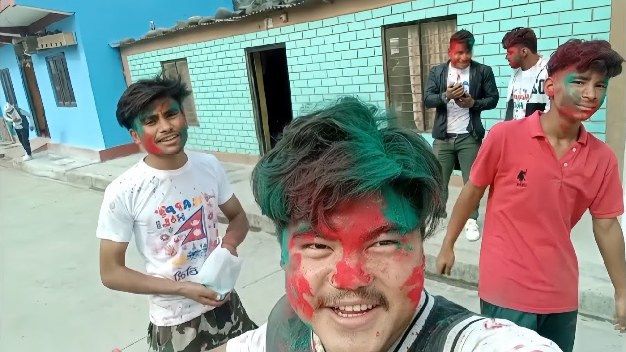 My fast vlog video🙋.holi