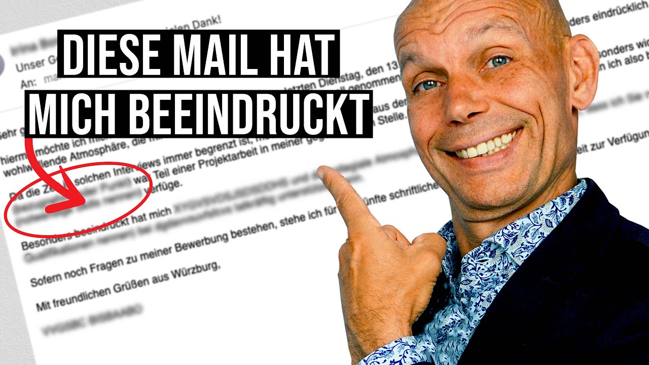 Dankschreiben nach Bewerbungsgespräch (Per Mail richtig nachfassen!)