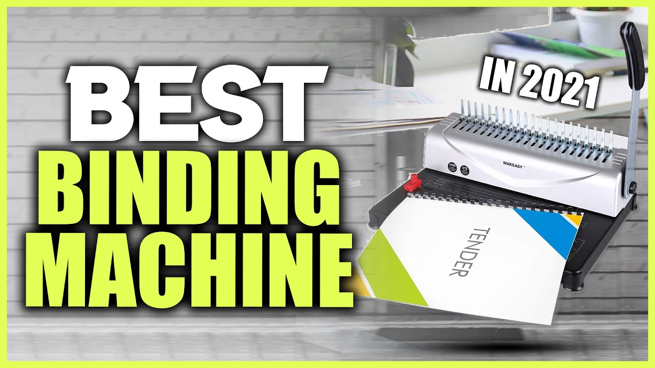 ✅Best binding machine 2021| Types of binding machines | Top 5 Check
