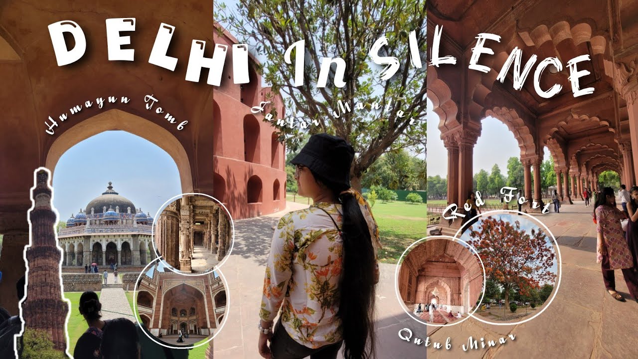Delhi in Silence 🍃 | 4k Cinematic Aesthetic Travel vlog (Faceless ASMR) | Life in India🍇