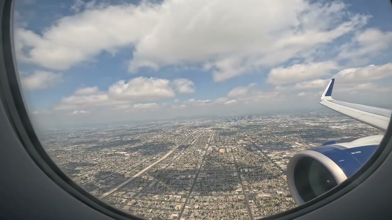 BEAUTIFUL Approach HARD Landing in Los Angeles | Delta Airlines Airbus A321Neo