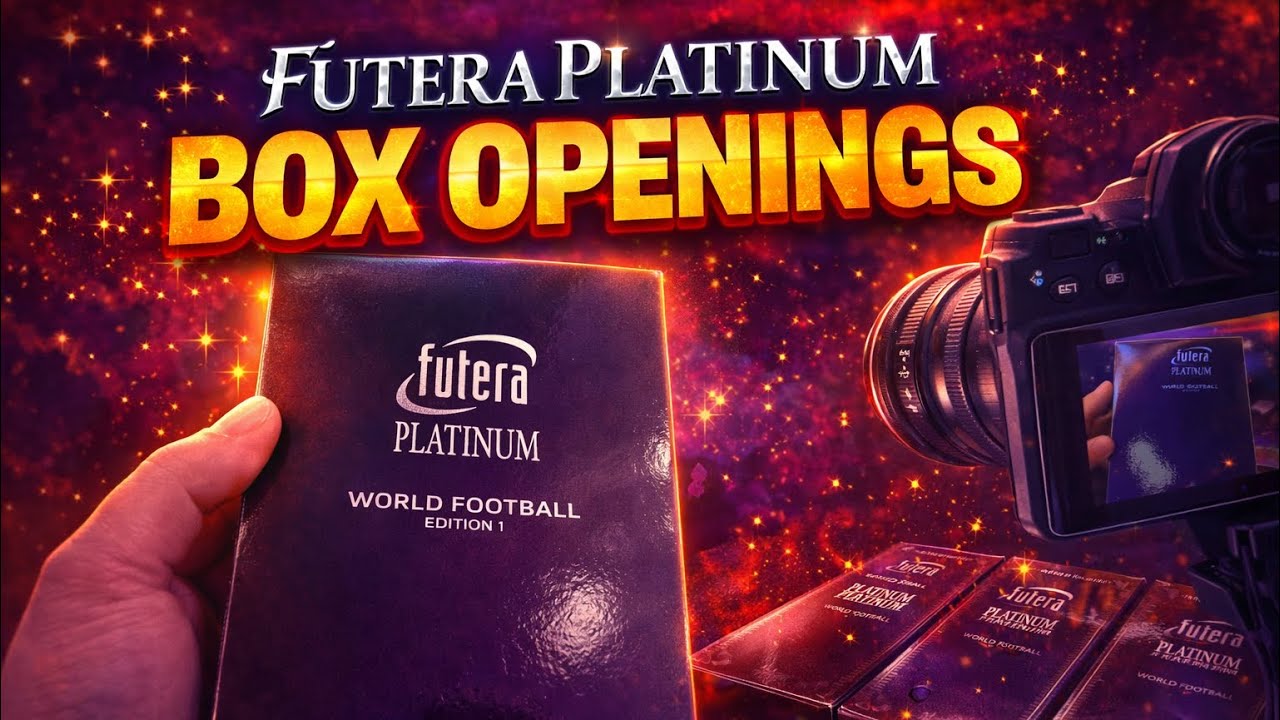 1/1 box break 😱 Futera Platinum World Football Edition 1 
