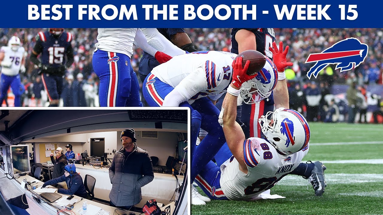 Relive The BEST Plays From The 35-31 Win Over The Patriots From The Broadcast Booth! | Buffalo Bills