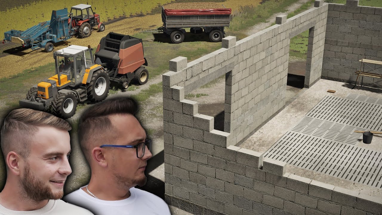 Obora Coraz Wyższa 😱 Prasowanie Słomy & Kopanie Ziemniaków 🔥 