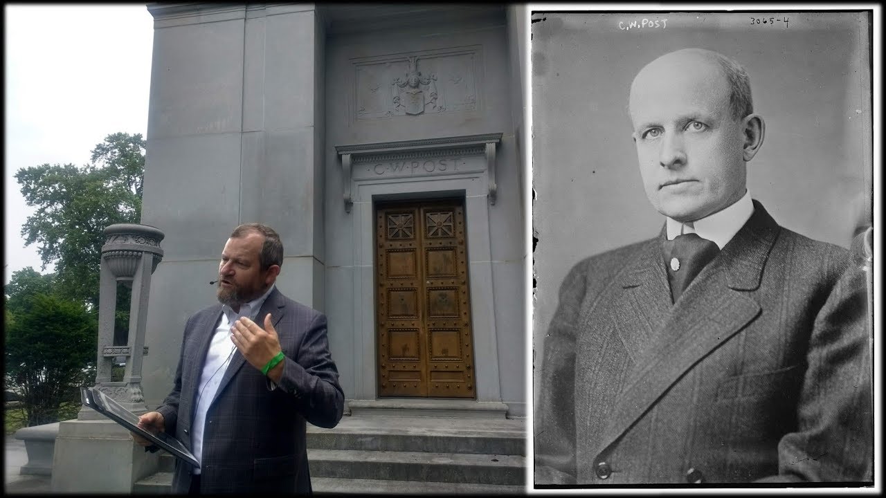 Visiting the Grave of C.W. POST!!