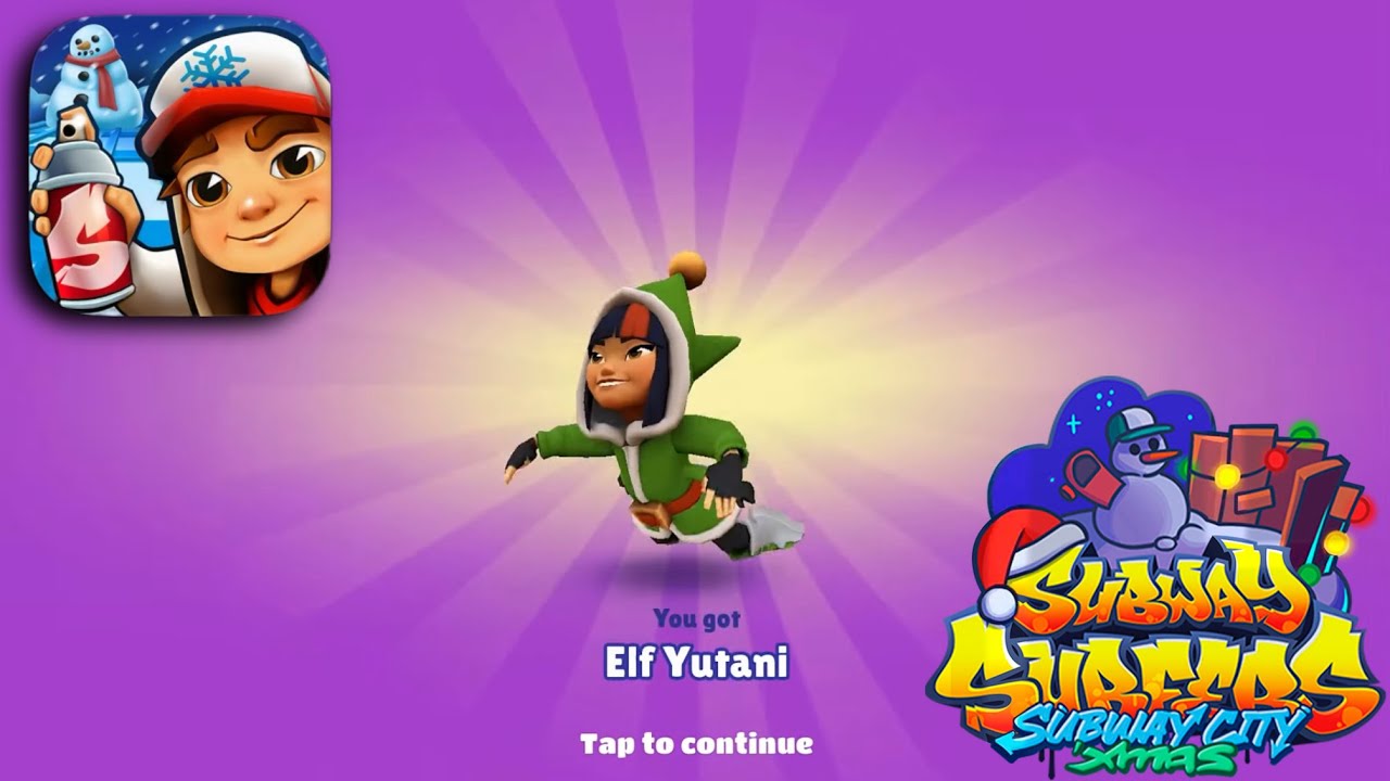 Subway Surfers X-Mas City - All Stages 5 Completed Elf Yutani Unlocked