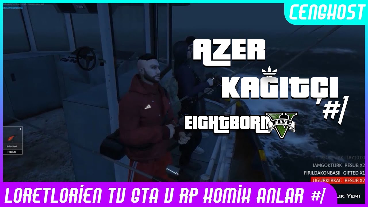 LoretLorien TV GTA V RP Komik Anlar #1 | Azer Kağıt&ccedil;ı | Cenghost